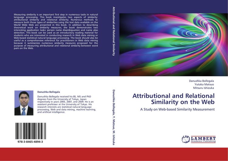 Produktbild: Attributional and Relational Similarity on the Web