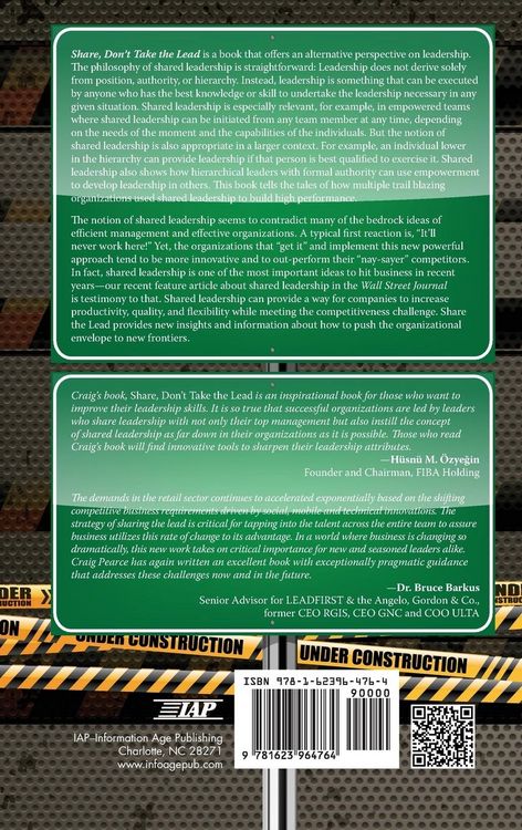 Produktbild: Share, Don't Take the Lead (Hc)