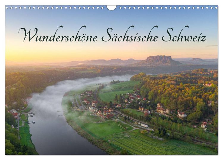 Produktbild: Wundersch&ouml;ne S&auml;chsische Schweiz (Wandkalender 2026 DIN A3 quer), CALVENDO Monatskalender