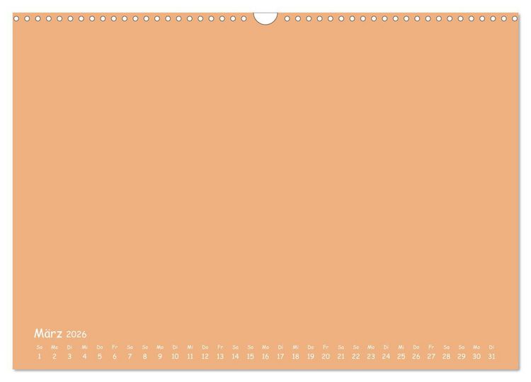 Produktbild: Regenbogen Kinder Bastelkalender - Zum Selbstgestalten - DIY Kreativ-Kalender (Wandkalender 2026 DIN A3 quer), CALVENDO Monatskalender