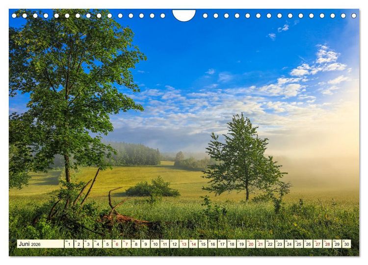 Produktbild: Naturpark Obere Donau (Wandkalender 2026 DIN A4 quer), CALVENDO Monatskalender