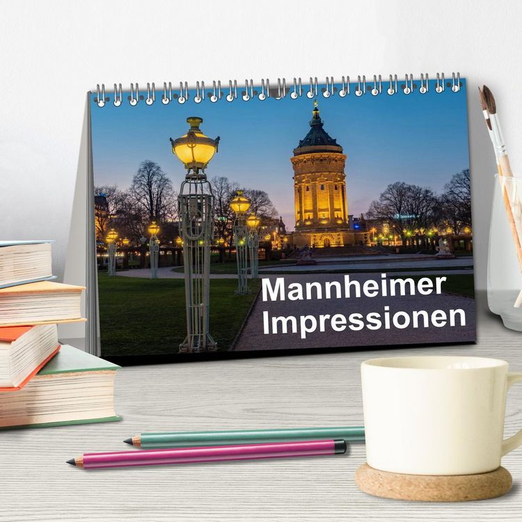 Produktbild: Mannheimer Impressionen. (Tischkalender 2026 DIN A5 quer), CALVENDO Monatskalender