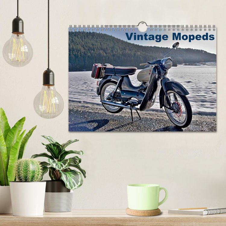Produktbild: Vintage Mopeds (Wandkalender 2026 DIN A4 quer), CALVENDO Monatskalender