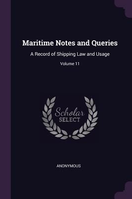 Produktbild: Maritime Notes and Queries