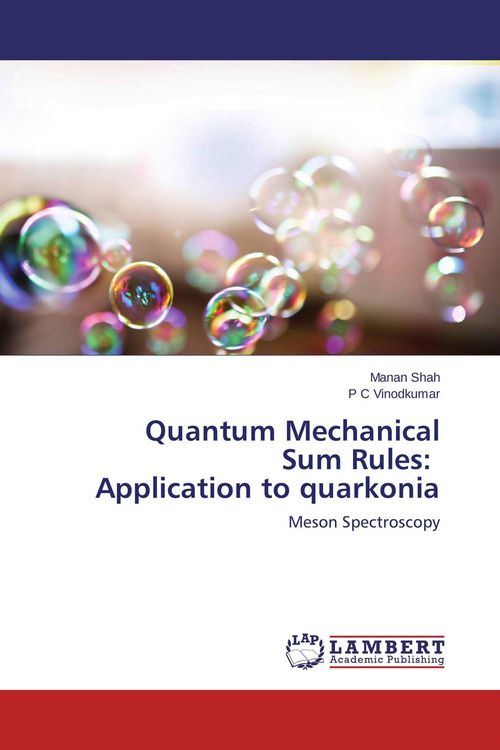 Produktbild: Quantum Mechanical Sum Rules: Application to quarkonia
