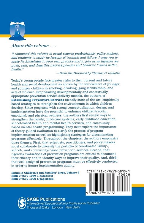 Produktbild: Establishing Preventive Services