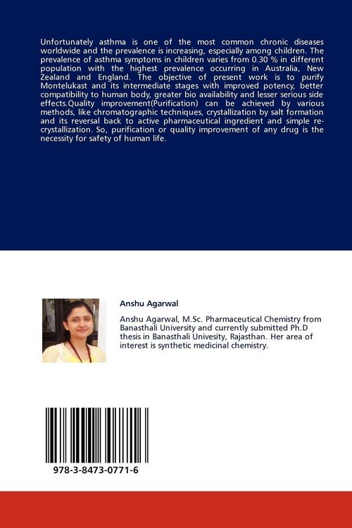 Produktbild: Purification methods for Montelukast & its intermediate stages