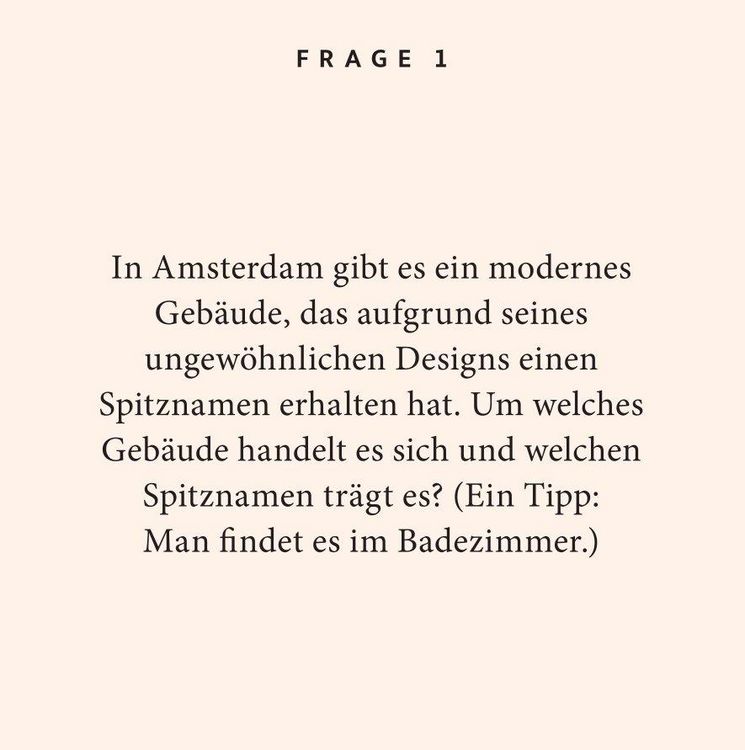 Produktbild: Amsterdam-Quiz