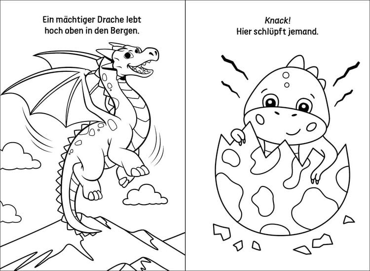 Produktbild: Diamond Painting - Bastelspa&szlig; mit Diamanten - Drachen