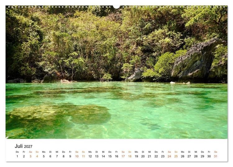 Produktbild: S&uuml;dostasien - Thailand, Philippinen, Bali (hochwertiger Premium Wandkalender 2027 DIN A2 quer), Kunstdruck in Hochglanz