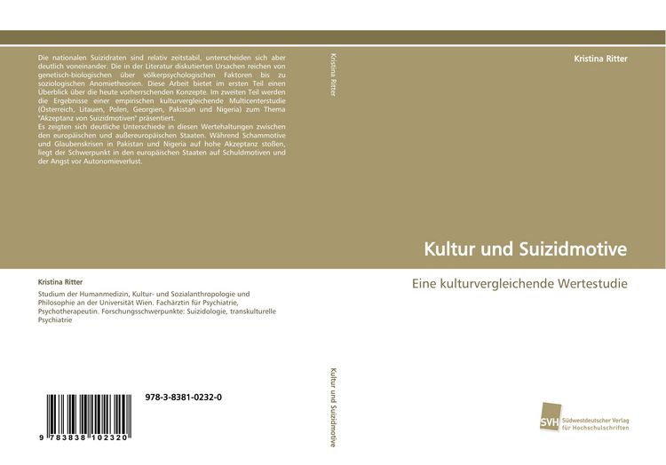 Produktbild: Kultur und Suizidmotive