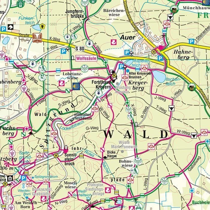 Produktbild: Friedewald - Moritzburger Teichgebiet - Spaargebirge 1 : 33 000