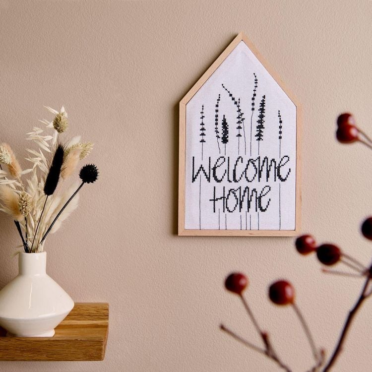 Produktbild: Stickpackung Gez&auml;hlter Kreuzstich, Welcome Home Gr&auml;ser