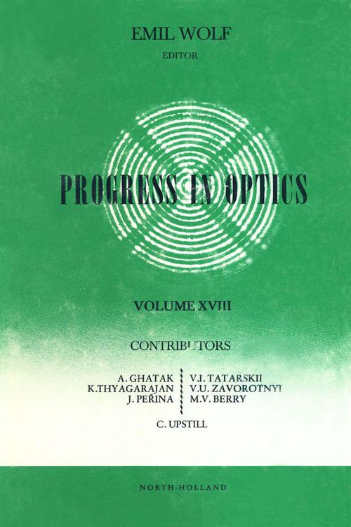 Produktbild: Progress in Optics
