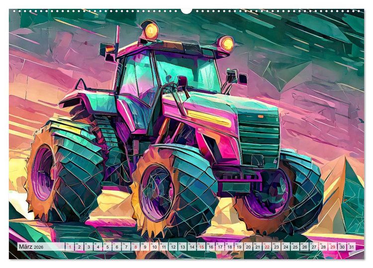 Produktbild: Motoren-Panorama (Wandkalender 2026 DIN A2 quer), CALVENDO Monatskalender