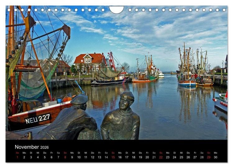 Produktbild: Ostfriesland (Wandkalender 2026 DIN A4 quer), CALVENDO Monatskalender