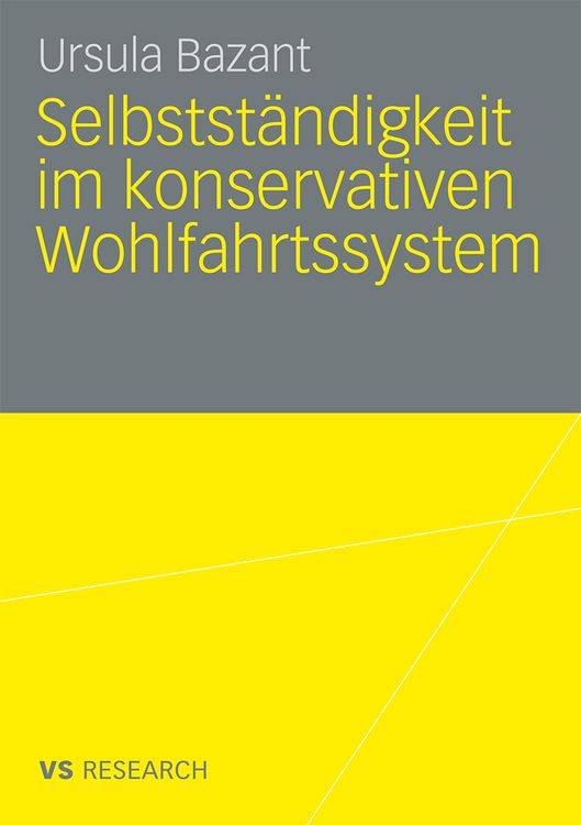 Produktbild: Selbstst&auml;ndigkeit im konservativen Wohlfahrtssystem