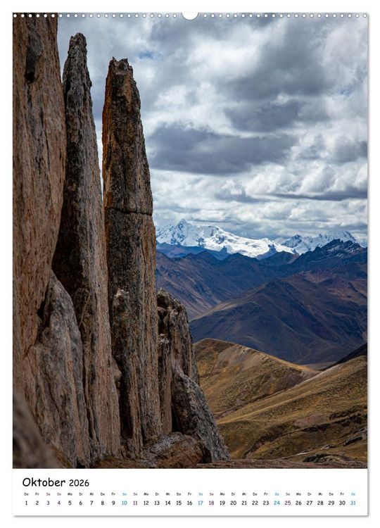Produktbild: Peru in S&uuml;damerika (Wandkalender 2026 DIN A2 hoch), CALVENDO Monatskalender