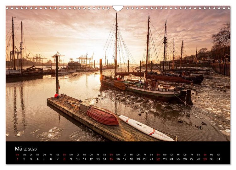 Produktbild: Hamburg . Das Tor zur Welt... (Wandkalender 2026 DIN A3 quer), CALVENDO Monatskalender