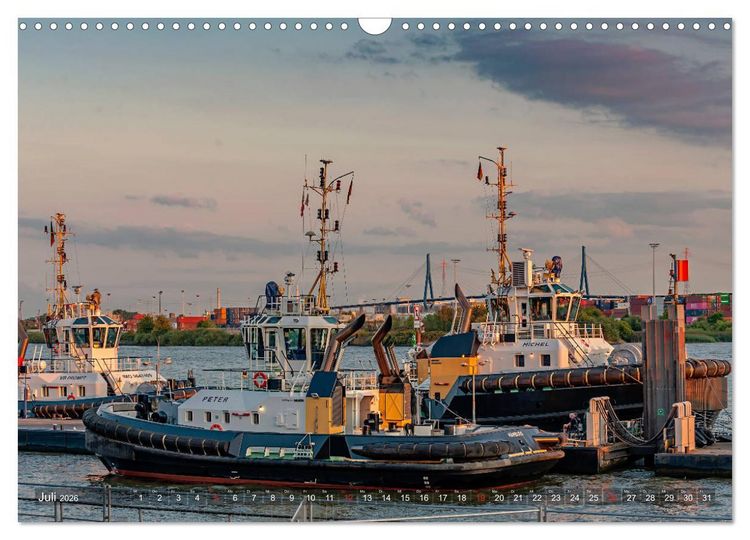 Produktbild: Hamburg Hafen (Wandkalender 2026 DIN A3 quer), CALVENDO Monatskalender