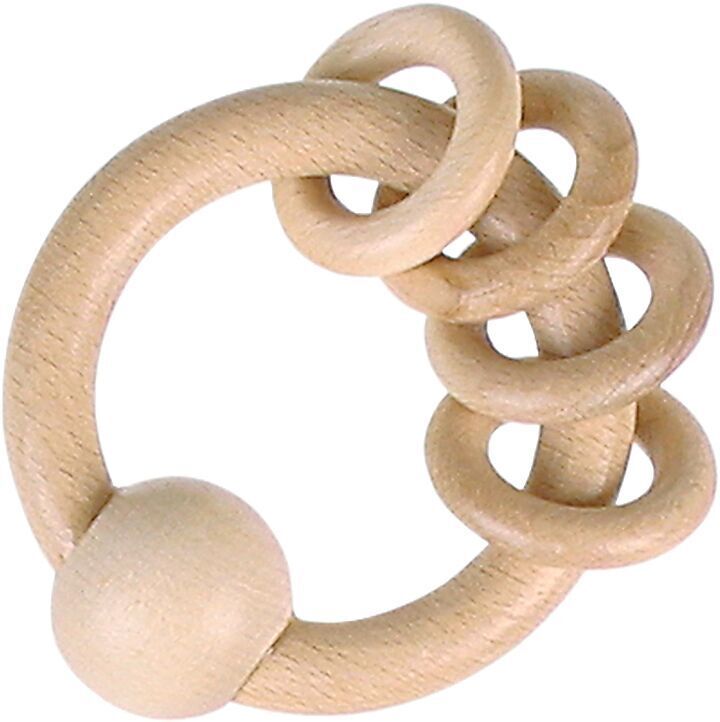 Produktbild: Greifling mit 4 Ringen, natur