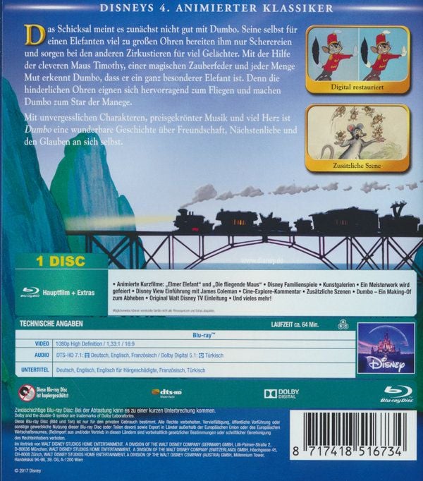 Produktbild: Dumbo - Disney Classics 4