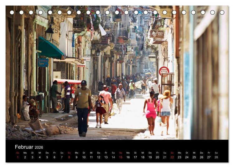 Produktbild: Havanna - Ansichten einer bemerkenswerten Stadt (Tischkalender 2026 DIN A5 quer), CALVENDO Monatskalender