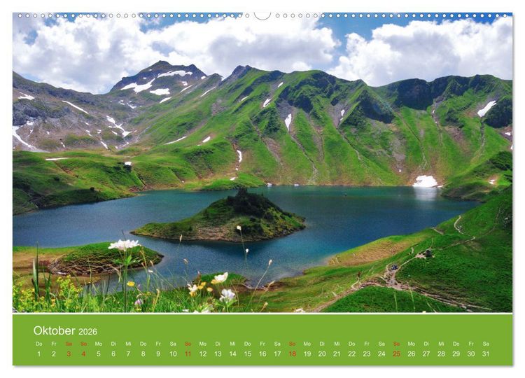 Produktbild: Wo das Allg&auml;u am sch&ouml;nsten ist (hochwertiger Premium Wandkalender 2026 DIN A2 quer), Kunstdruck in Hochglanz