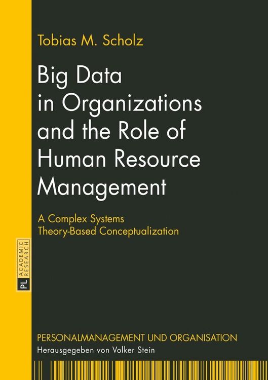 Produktbild: Big Data in Organizations and the Role of Human Resource Management