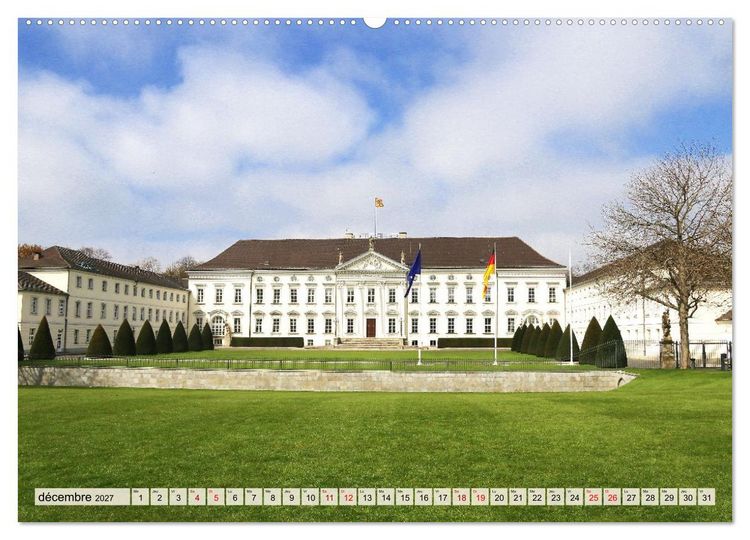 Produktbild: Berlin - dans le centre historique (Calendrier mural haut de gamme 2027 DIN A2 vertical), CALVENDO calendrier mensuel