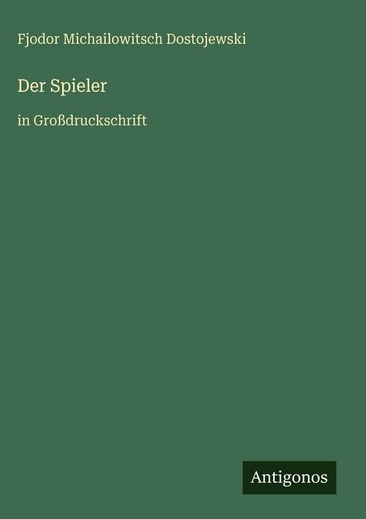 Produktbild: Der Spieler