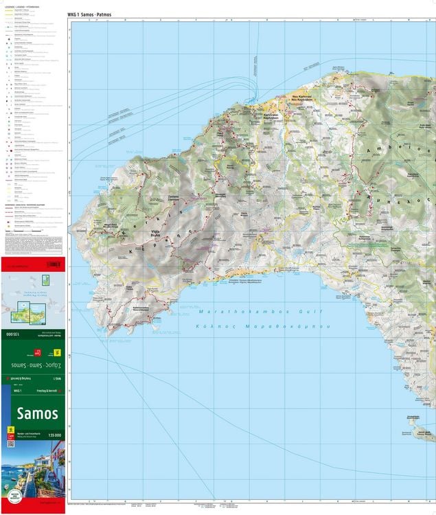 Produktbild: Freytag & berndt Wanderkarte WKG 1 Samos 1:35.000