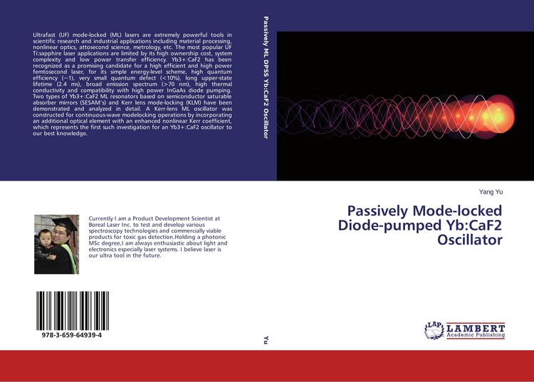 Produktbild: Passively Mode-locked Diode-pumped Yb:CaF2 Oscillator