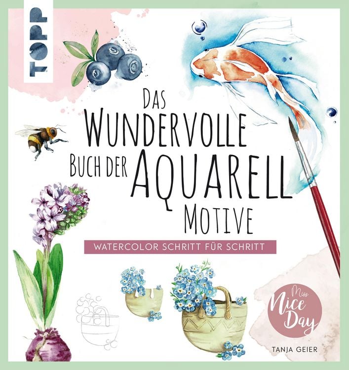 Produktbild: Das wundervolle Buch der Aquarell-Motive