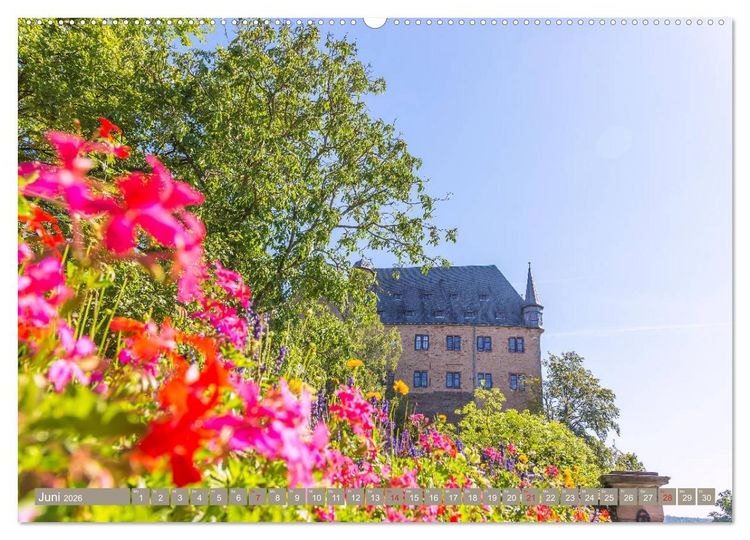 Produktbild: Marburg an der Lahn (hochwertiger Premium Wandkalender 2026 DIN A2 quer), Kunstdruck in Hochglanz