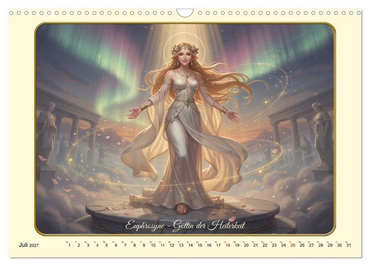 Produktbild: Griechische Gottheiten des Guten (Wandkalender 2027 DIN A3 quer), CALVENDO Monatskalender