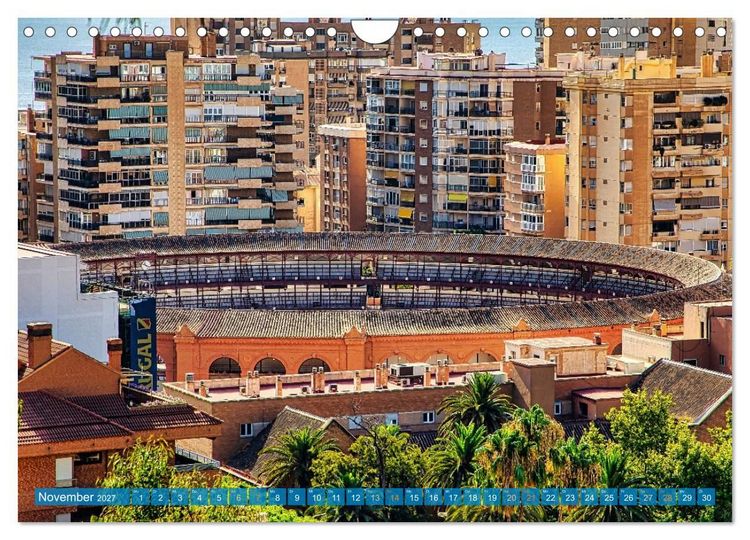 Produktbild: Malaga Highlights der Stadt an der Costa del Sol (Wandkalender 2027 DIN A4 quer), CALVENDO Monatskalender