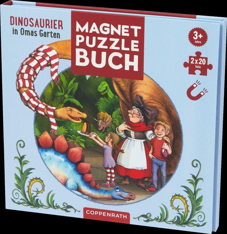 Produktbild: Magnet-Puzzlebuch: Dinosaurier in Omas Garten