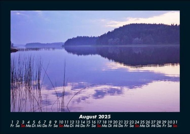 Produktbild: Die Seen der Erde 2025 Fotokalender DIN A5