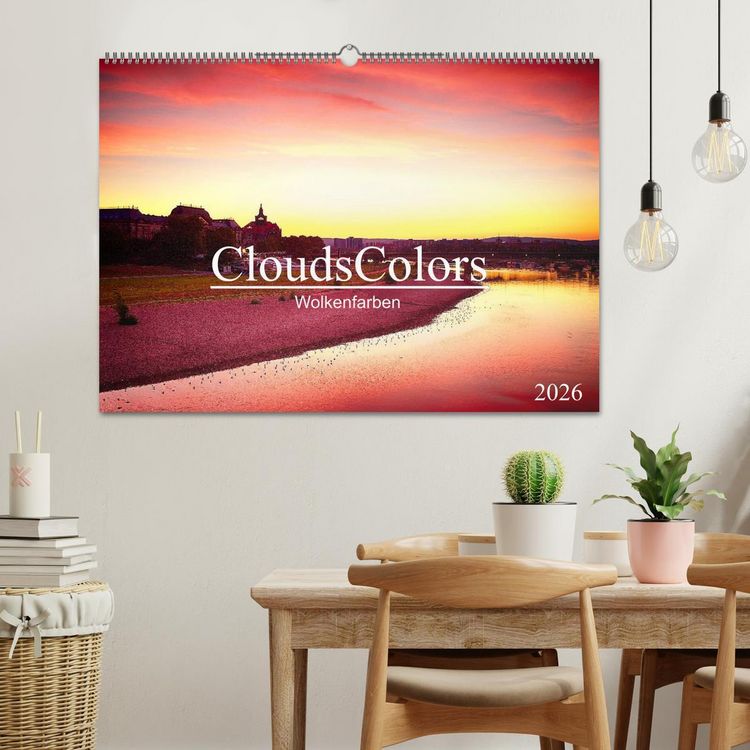 Produktbild: CloudsColors 2026 (Wandkalender 2026 DIN A2 quer), CALVENDO Monatskalender