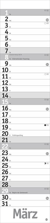 Produktbild: Langplaner, silber 2026