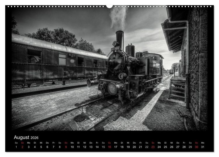 Produktbild: Dampflokomotiven (hochwertiger Premium Wandkalender 2026 DIN A2 quer), Kunstdruck in Hochglanz