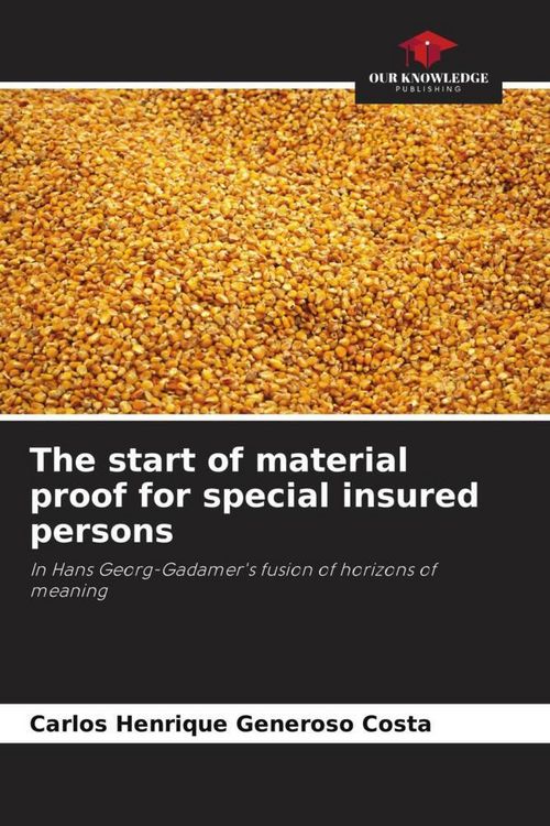 Produktbild: The start of material proof for special insured persons
