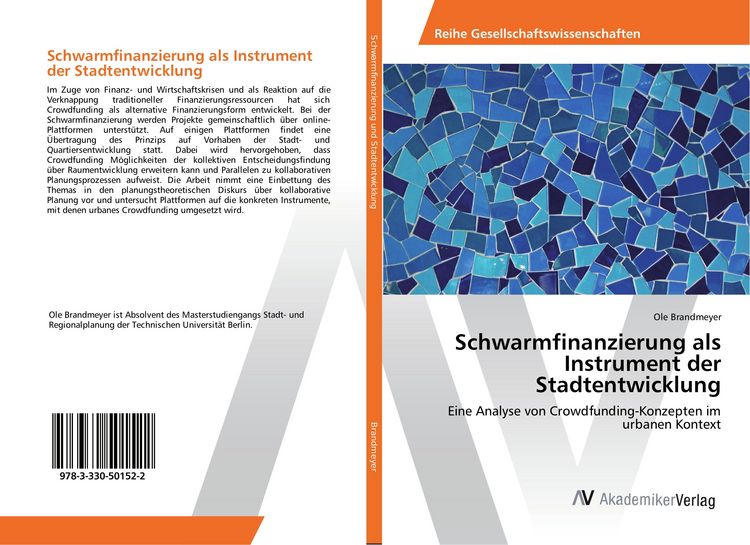 Produktbild: Schwarmfinanzierung als Instrument der Stadtentwicklung