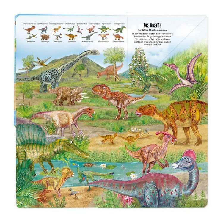 Produktbild: TR&Ouml;TSCH - Wimmelbuch Dinosaurier Klapp-auf-Wimmelbuch| Ab 3 Jahren