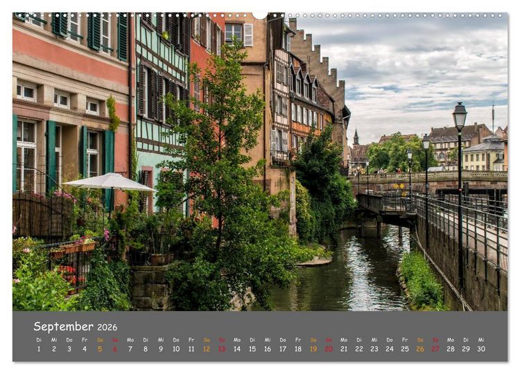 Produktbild: Eindr&uuml;cke aus dem Elsass (Wandkalender 2026 DIN A2 quer), CALVENDO Monatskalender