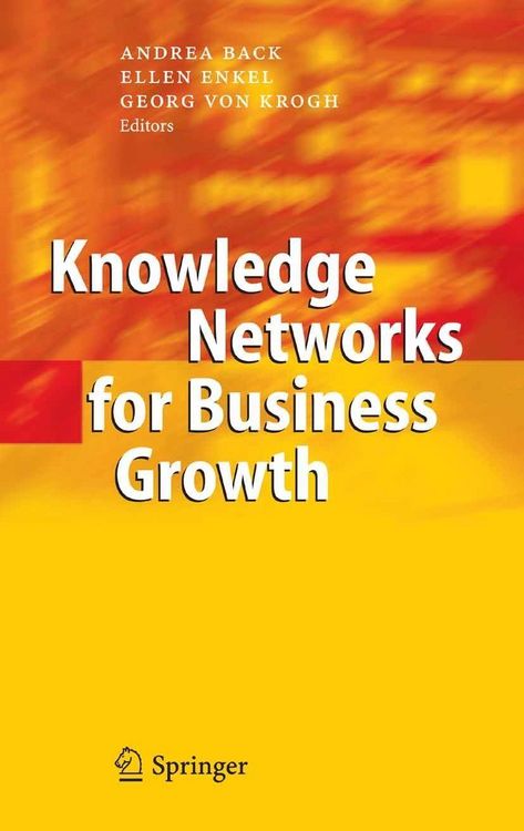 Produktbild: Knowledge Networks for Business Growth