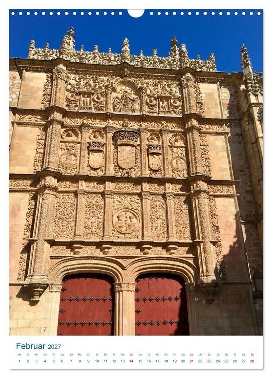 Produktbild: Salamanca. Die goldene Stadt am Tormes (Wandkalender 2027 DIN A3 hoch), CALVENDO Monatskalender