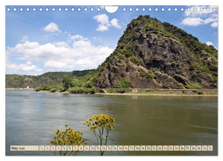 Produktbild: Middle Rhine Valley (Wall Calendar 2026 DIN A4 landscape), CALVENDO 12 Month Wall Calendar