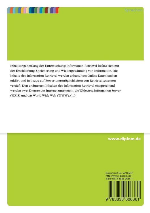 Produktbild: Information Retrieval